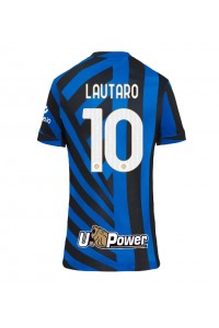 Inter Milan Lautaro Martinez #10 Voetbaltruitje Thuis tenue Dames 2024-25 Korte Mouw